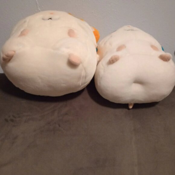 Vintage LARGE Anime Cartoon Hamtaro Bijou Ribon-Chan Hamster Japanese Plush lot - Picture 7 of 9